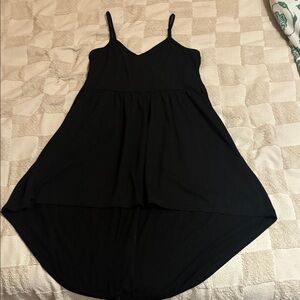 SHEIN Black Asymmetrical Dress